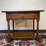 FLASH SALE ! Was 260 now 195 !! A Very Good Antique Side Table on Castors. Image 2
