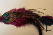 Peacock Hair Slide