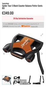 taylormade spider putter