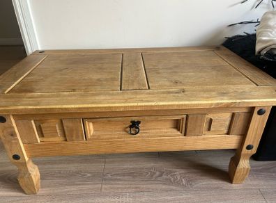 mexican pine coffee table