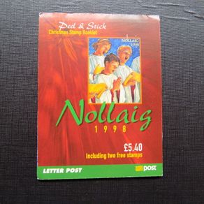 Christmas 1998 Complete Stamp Booklet.Self-adhesive.Mint Never Hinged.MNH.