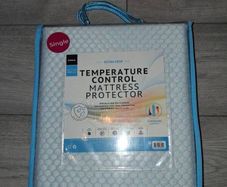 Brand New Temperature Control Waterproof Anti-Dust Mites Mattress Protector - Extra Deep - Size - Single - RRP - 24.99
