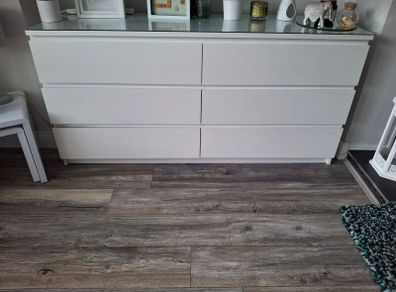 Ikea Malm 6 drawer chest of drawers