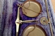 Vintage Brass  Travel Weighing Scale