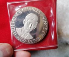 1969 H.r.h. Silver Proof Medal