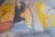 Abstract Still Life Original Painting on Fabriano Paper 100% Cotton by Brian Maguire