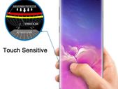 tempered glass For Samsung galaxy S10 PLUS screen protector fingerprint Unlock film Full cover