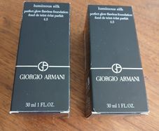 Giorgio Armani Luminous Silk 4.5. Brand new and unopened.Two packs. Ordered incorrectly.