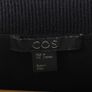 COS Navy 100% Wool Silk Blend Knit Top Medium Image 4