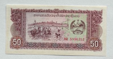 Laos 50 Kip Banknote