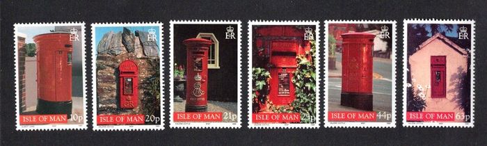 1999 Isle of Man Local Post Boxes Commemorative Stamps Mint Never Hinged (MNH)