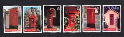 1999 Isle of Man Local Post Boxes Commemorative Stamps Mint Never Hinged (MNH)