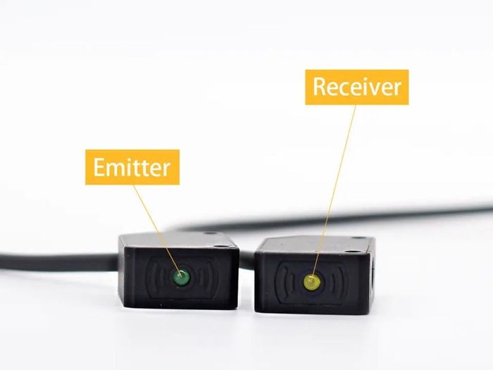 Laser Beam Laser Beam Photoelectric Switch Infrared Sensor PNP 30meter Far Distance Transmission Small  Photo Switches