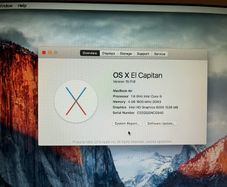 Early 2015 Macbook Air