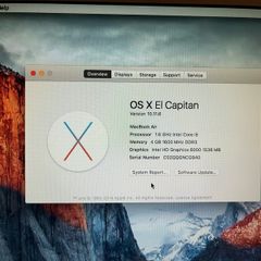 Early 2015 Macbook Air