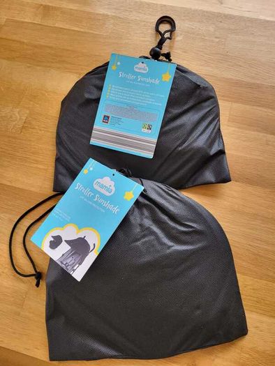 Mamia Black Stroller Sunshades