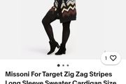 Limited edition ladies Missoni for Target cardigan