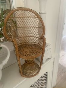 Shabby Chic Display Chair for Plants Dolls Teddies