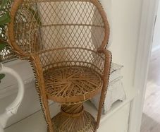 Shabby Chic Display Chair for Plants Dolls Teddies
