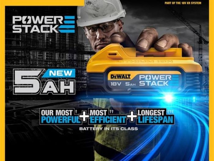 DeWALT 18V XR Cordless Brushless Jigsaw And 5AH 18V XR Powerstack Battery. Next Gen 1.7AH 3.5AH 5AH 18V XR PowerStack Batteries. DeWALT 12V - 54V Multi Voltage Chargers. 12A 54V Flexvolt Charger 12AH 54V Flexvolt Batteries.