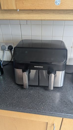 Daewoo 9L Dual Basket Air Fryer Great Condition