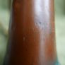 WW1 US Army M1892 field trumpet (bugle) dated 1915 and maker marked "JW York & Sons, Grand Rapids, Michigan, USA". Complete with mouthpeice. Image 4