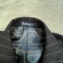 Samuel Windsor Mens Pinstripe Wool Suit 40R W36 Navy Stripe Classic Fit Image 3