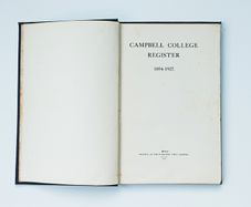 Antique book "The Campbell College register, 1894 to 1927" hardcover   1927 Belfast