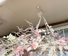 Very large 85cm diameter densely woven birch wreath BASE