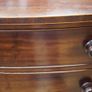 Regency Mahogany Bow Front Chest of Drawers Image 7