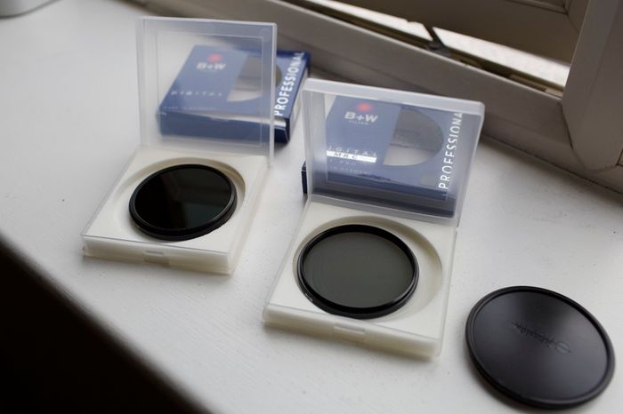 B+W 62mm Premium Filter Bundle - Slim CPL Polariser & 10-Stop ND (Mint Condition)