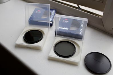 B+W 62mm Premium Filter Bundle - Slim CPL Polariser & 10-Stop ND (Mint Condition)