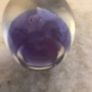 New Purple Oval Handcrafted Glass Paperweight Image 4