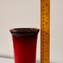 Colourful Louis Mulcahy Vase in red / brown-black Colour way Image 6
