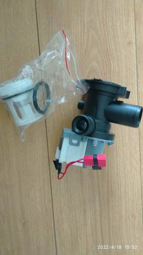 INDESIT Genuine Washing Machine Drain Pump & Filter Plaset 56835 24w C00309709