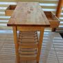 Wooden Island / Trolley (Birch Wood) Image 3