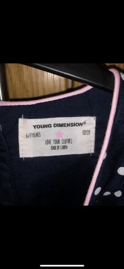 Penneys Girl's Polka Dot Dress age 6-7, worn once