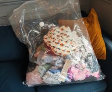Large bag girls clothes