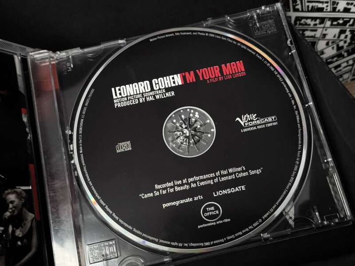 Leonard Cohen: Im Your Man ! Motion Picture Soundtrack ! CD ! 2006 !