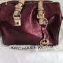Michael, Michael Kors Maroon Tote Bag Image 6