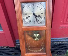 Wind up wall clock free postage