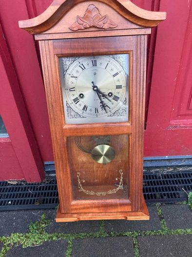 Wind up wall clock free postage