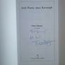 Irish poetry book signed by poet Theo Dorgan Image 2