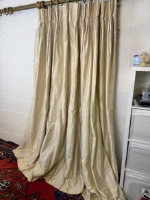 Stunning Silk Interlined Curtains 116" wide x 92" drop