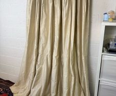 Stunning Silk Interlined Curtains 116" wide x 92" drop