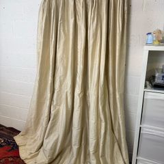 Stunning Silk Interlined Curtains 116" wide x 92" drop