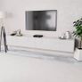 TV Cabinets 2 pcs Chipboard 120x40x34 cm High Gloss White Image 5