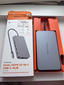 Dual HDMI 10-in-1 USB-C Hub - for Apple