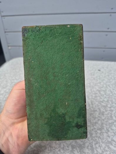 antique cast iron desktop embossing press