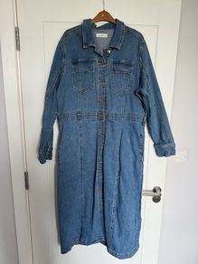 Gallery Denim Dress Dress Size 18